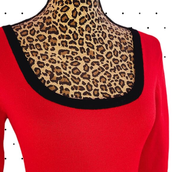 Red/Black stretchy dress - Picture 2 of 6